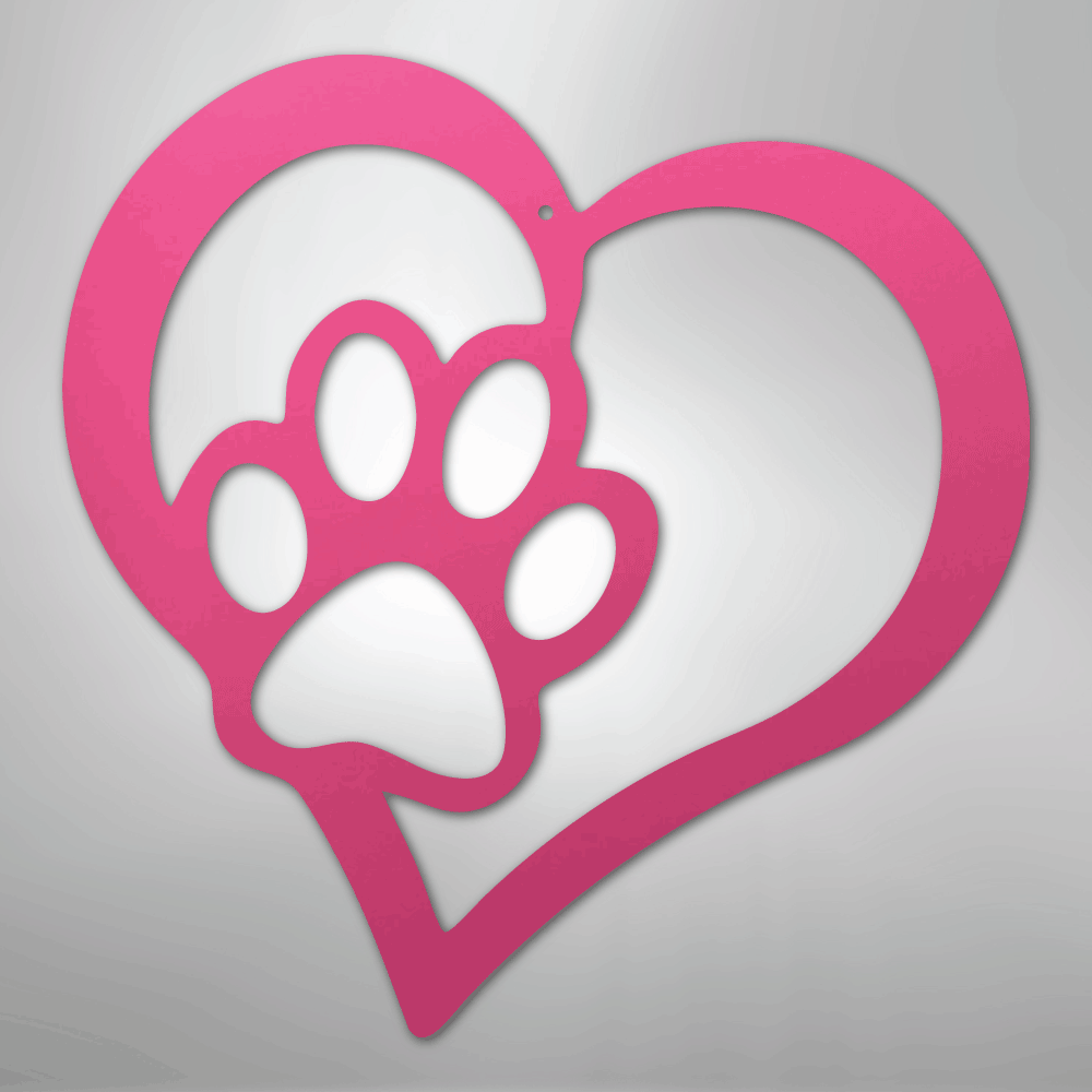 Puppy Love Steel Metal Sign Wall ArtCustomly Gifts