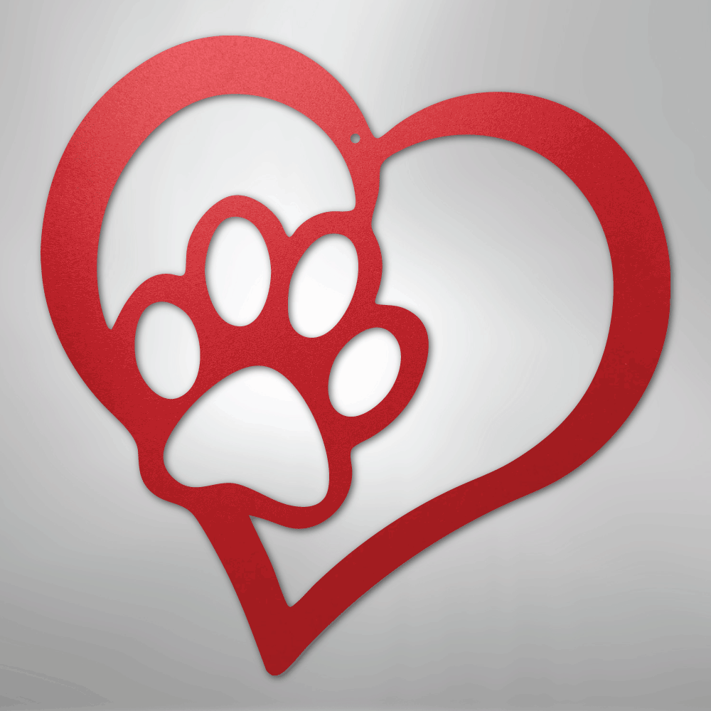 Puppy Love Steel Metal Sign Wall ArtCustomly Gifts