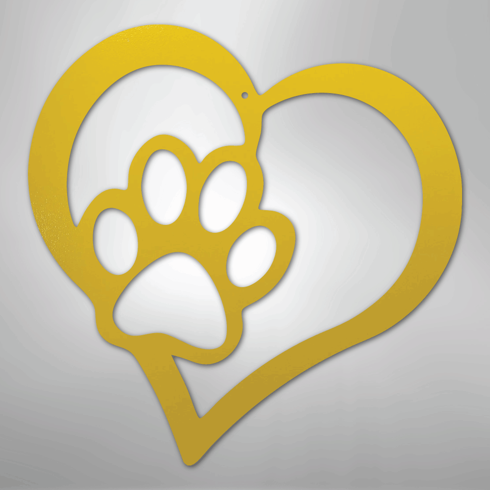 Puppy Love Steel Metal Sign Wall ArtCustomly Gifts