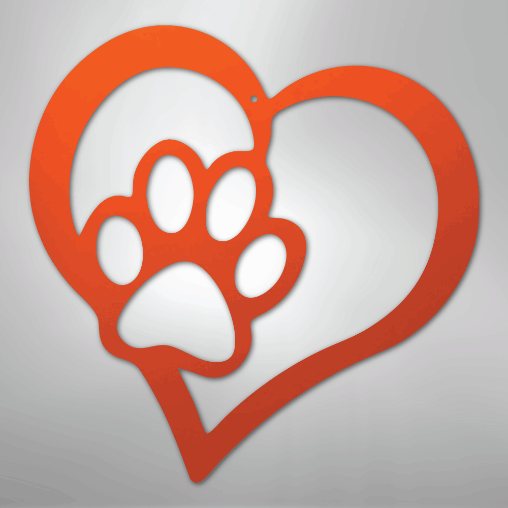 Puppy Love Steel Metal Sign Wall ArtCustomly Gifts