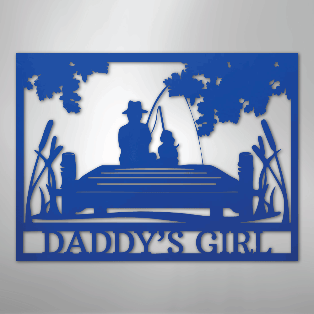 Quality Time Fishing Personalized Steel Metal Sign Wall ArtCustomly Gifts
