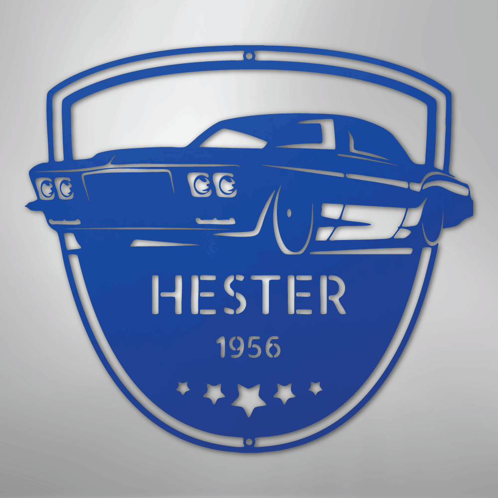 Restoration Master Classic Car Personalized Steel Metal SignCustomly Gifts