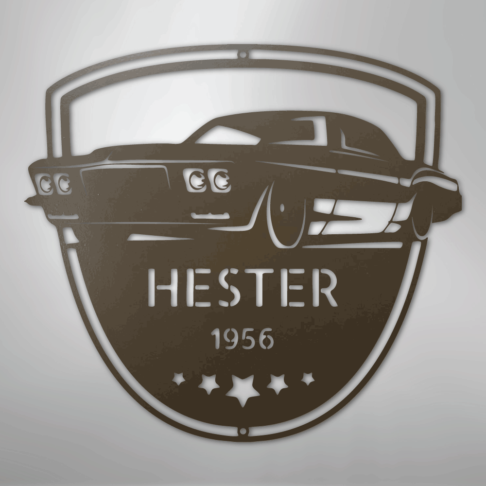 Restoration Master Classic Car Personalized Steel Metal SignCustomly Gifts