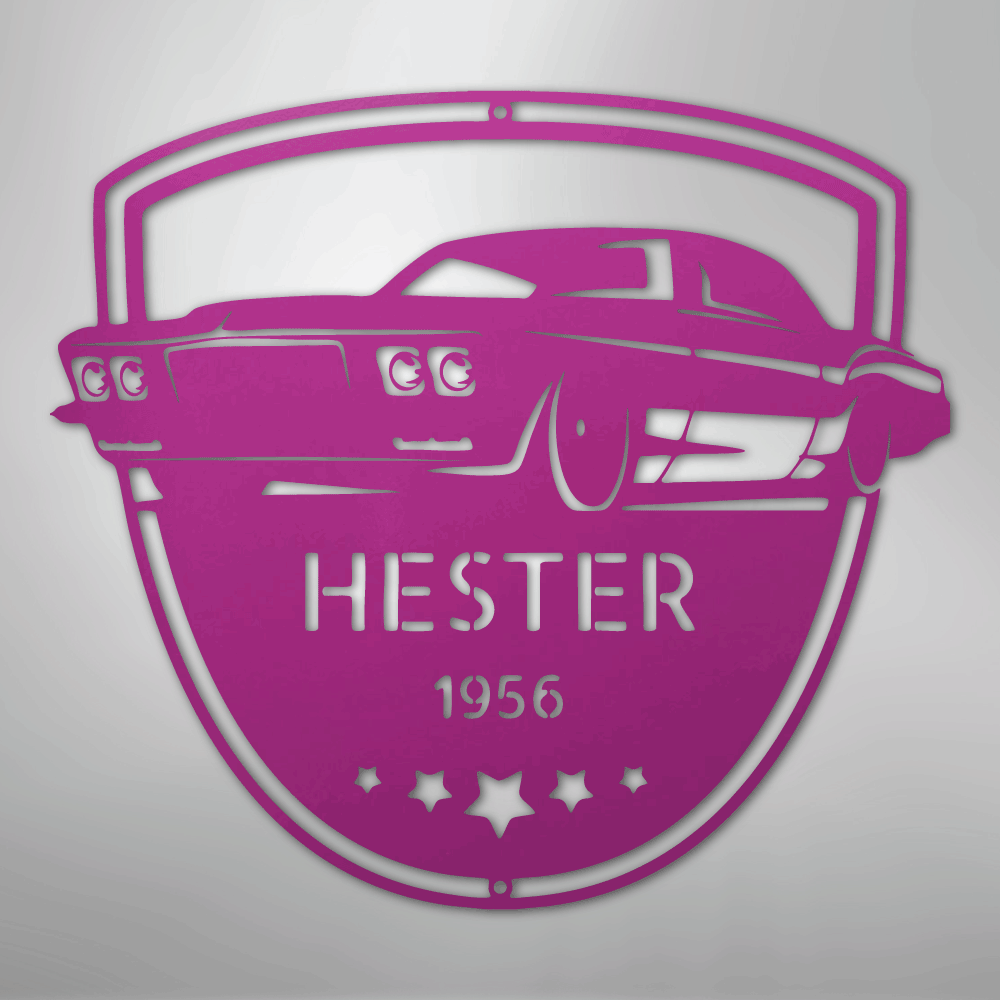 Restoration Master Classic Car Personalized Steel Metal SignCustomly Gifts
