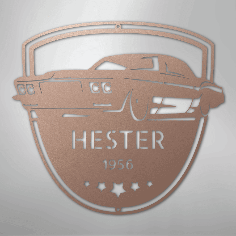 Restoration Master Classic Car Personalized Steel Metal SignCustomly Gifts