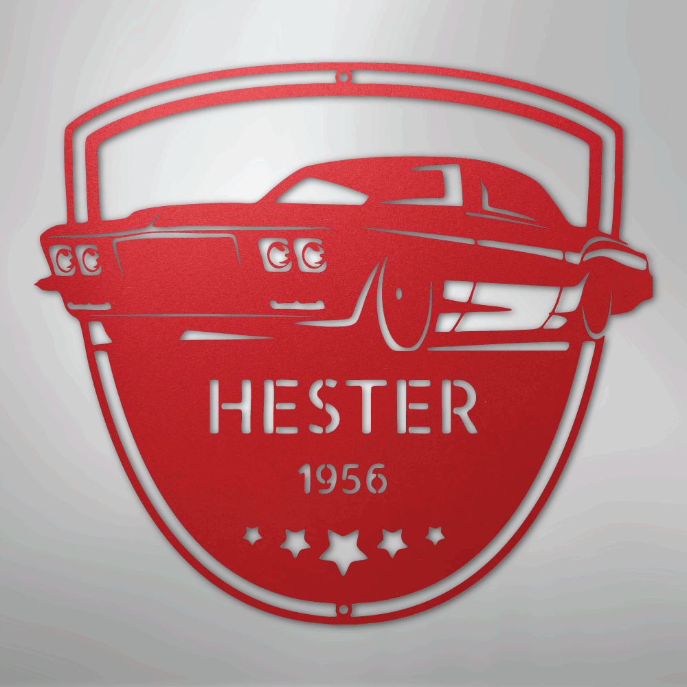 Restoration Master Classic Car Personalized Steel Metal SignCustomly Gifts