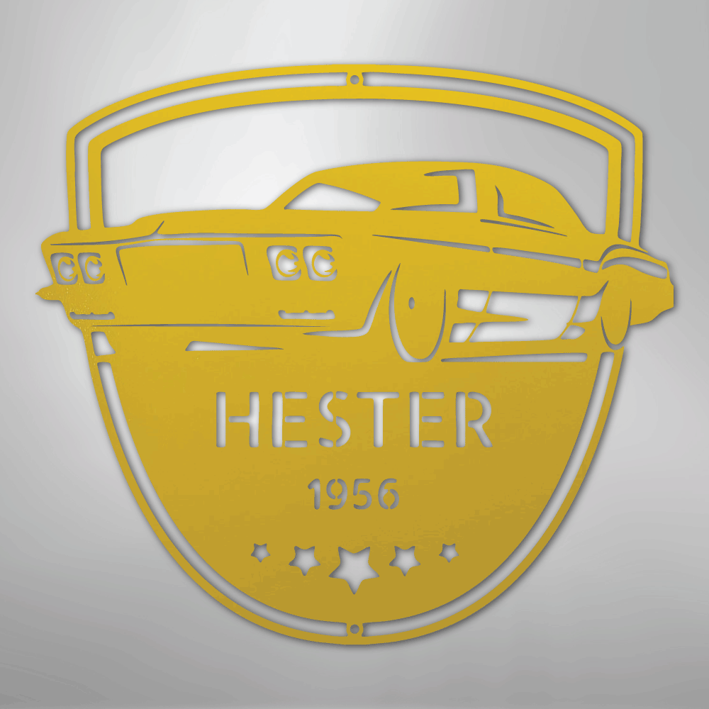 Restoration Master Classic Car Personalized Steel Metal SignCustomly Gifts