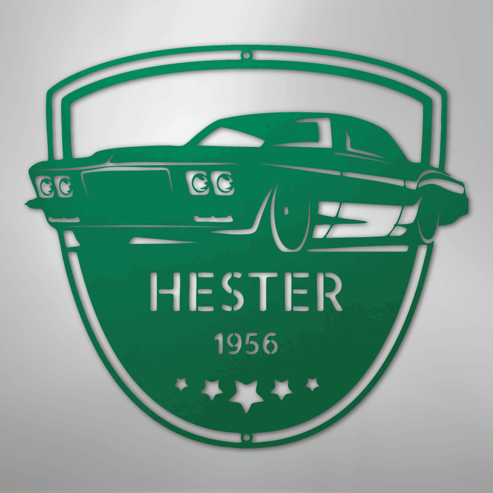 Restoration Master Classic Car Personalized Steel Metal SignCustomly Gifts