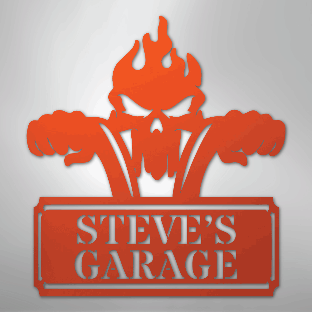 Rough Ride Personalized Steel Metal Sign Wall ArtCustomly Gifts