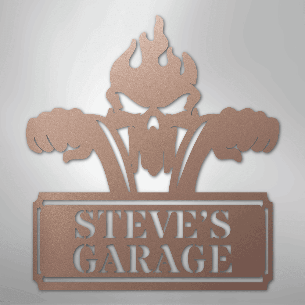 Rough Ride Personalized Steel Metal Sign Wall ArtCustomly Gifts