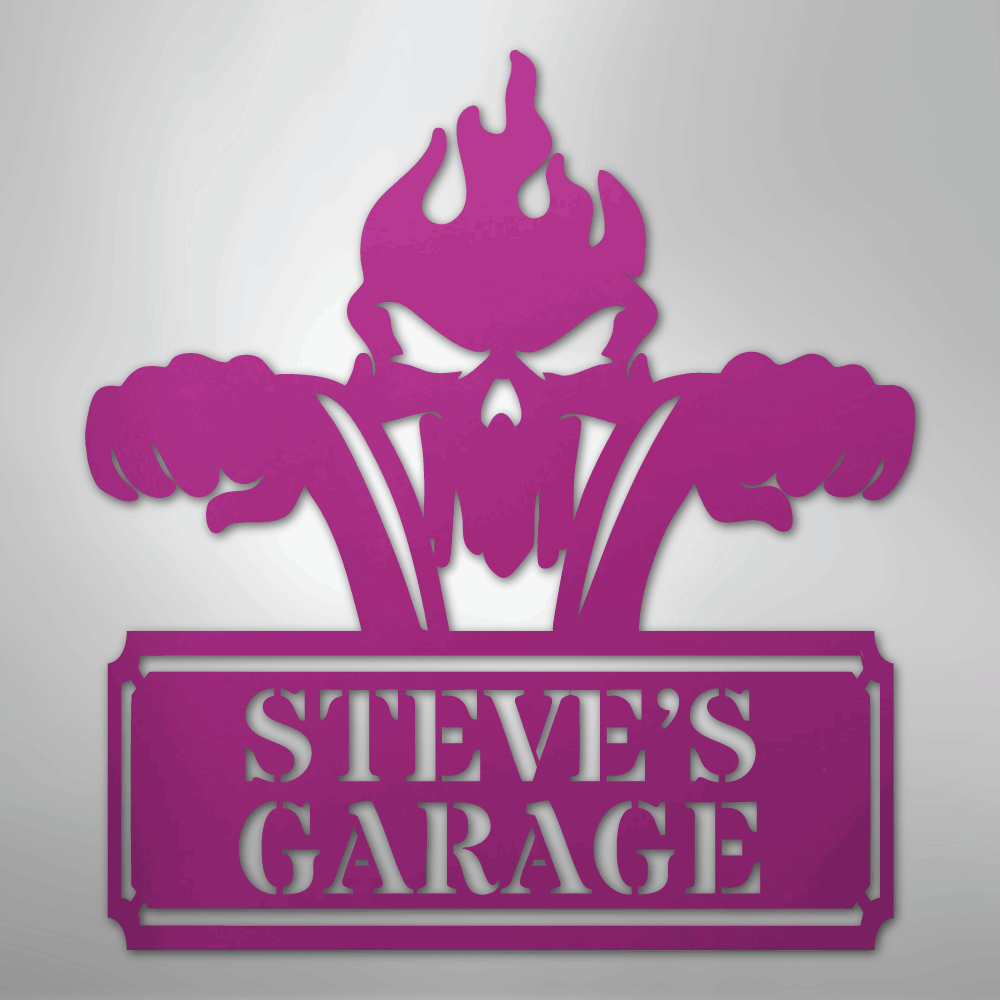 Rough Ride Personalized Steel Metal Sign Wall ArtCustomly Gifts