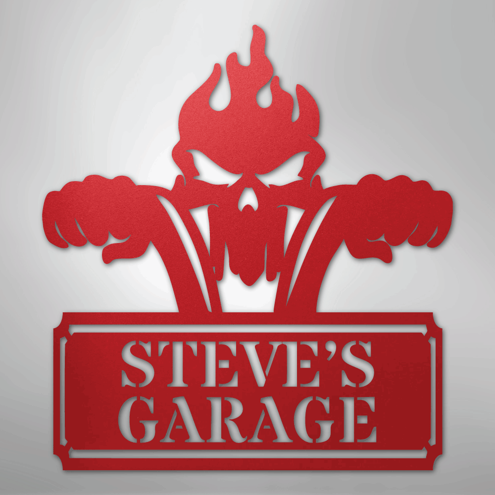 Rough Ride Personalized Steel Metal Sign Wall ArtCustomly Gifts