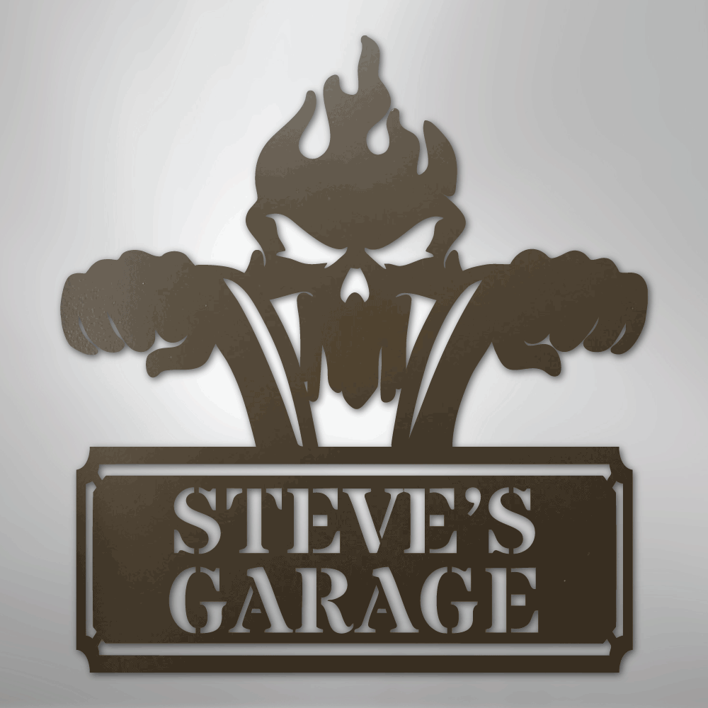 Rough Ride Personalized Steel Metal Sign Wall ArtCustomly Gifts