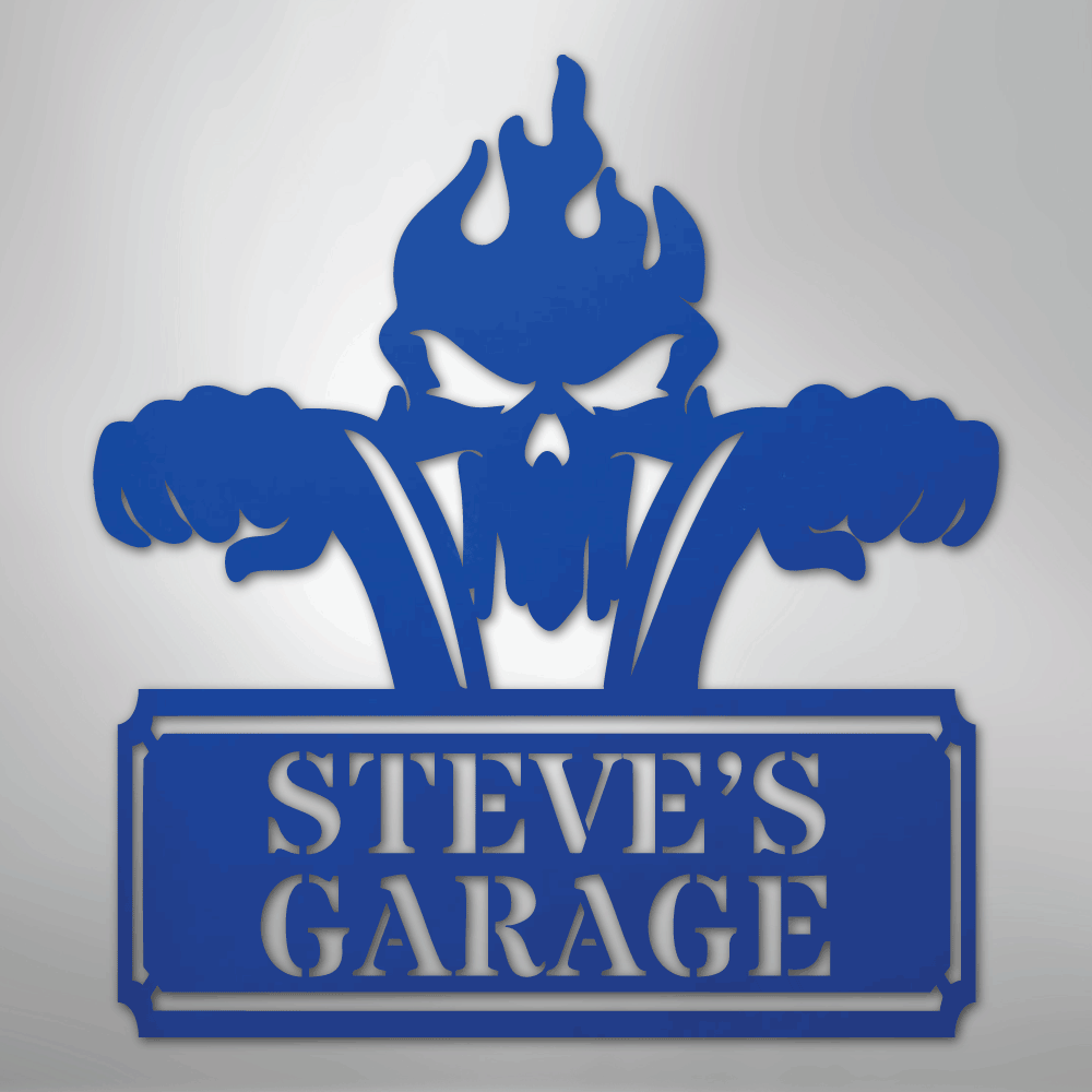 Rough Ride Personalized Steel Metal Sign Wall ArtCustomly Gifts