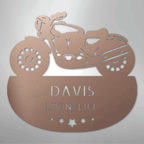 Rubber to the Road Personalized Steel Metal Sign Wall ArtCustomly Gifts