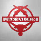 Saloon Monogram Personalized Steel Metal Sign Wall ArtCustomly Gifts