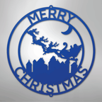 Santa's Delivery Personalized Steel Metal Sign Wall ArtCustomly Gifts