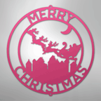 Santa's Delivery Personalized Steel Metal Sign Wall ArtCustomly Gifts