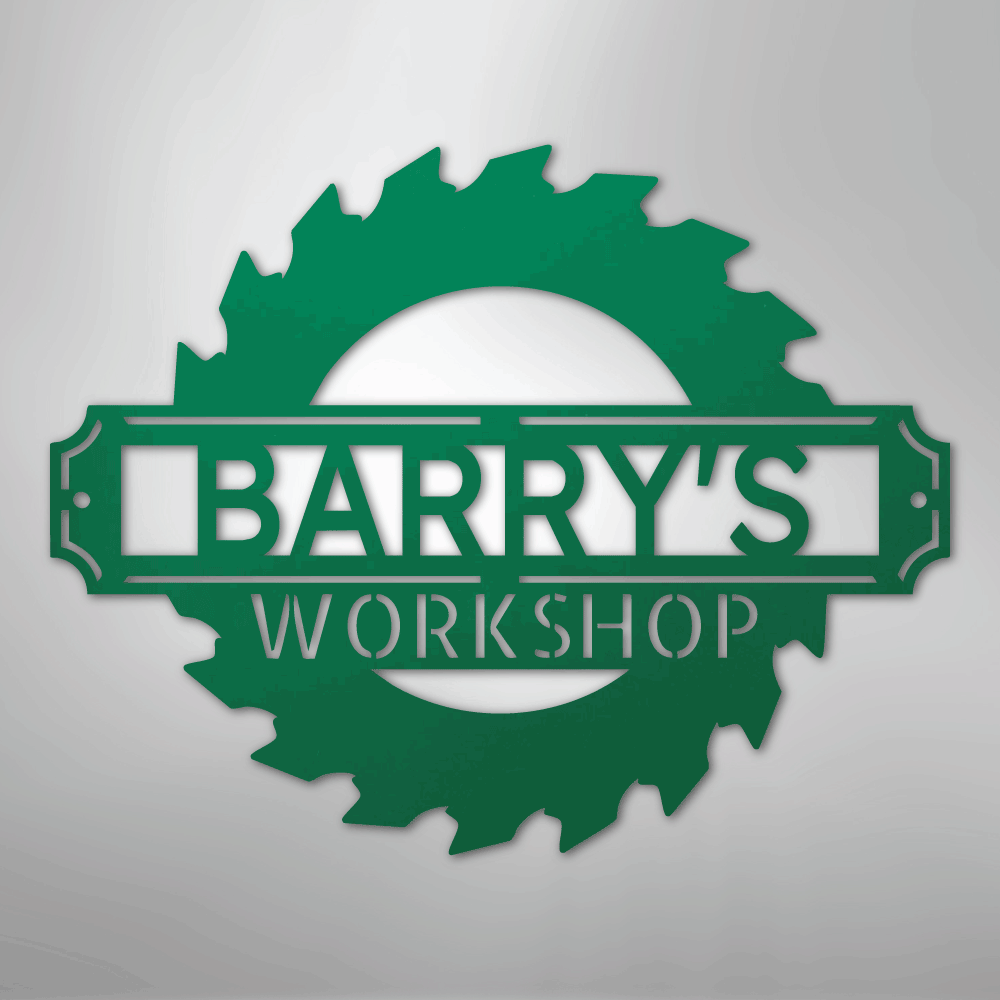 Sawmill Personalized Steel Metal Sign Wall ArtCustomly Gifts