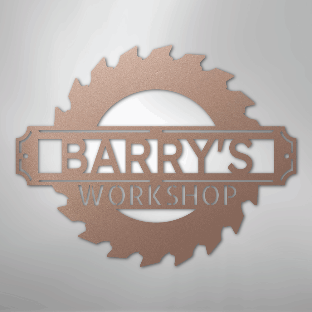 Sawmill Personalized Steel Metal Sign Wall ArtCustomly Gifts