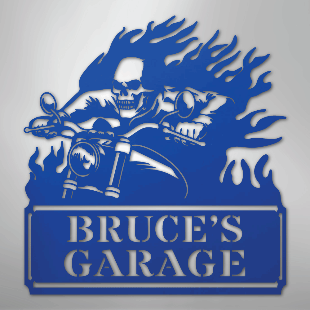 Screaming Demon Personalized Steel Metal Sign Wall ArtCustomly Gifts