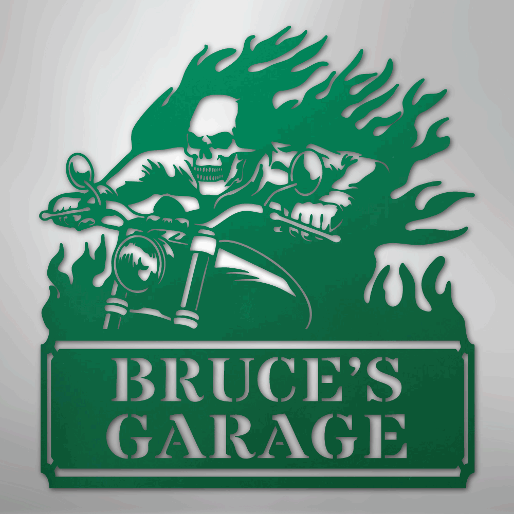 Screaming Demon Personalized Steel Metal Sign Wall ArtCustomly Gifts