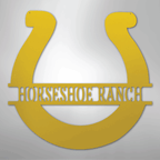 Simple Horseshoe Personalized Steel Metal Sign Wall ArtCustomly Gifts