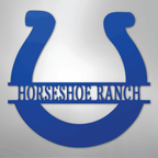 Simple Horseshoe Personalized Steel Metal Sign Wall ArtCustomly Gifts