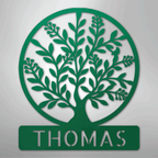 Simple Tree Personalized Steel Metal Sign Wall ArtCustomly Gifts
