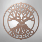 Skull Family Tree Personalized Steel Metal Sign Wall ArtCustomly Gifts