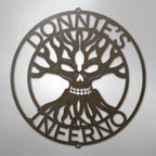 Skull Family Tree Personalized Steel Metal Sign Wall ArtCustomly Gifts