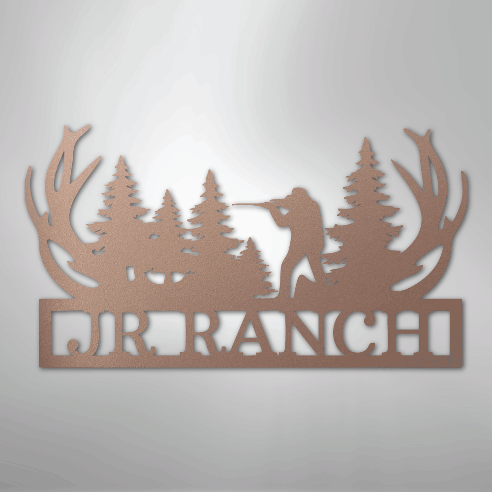 Sniper Monogram Personalized Steel Metal Sign Wall ArtCustomly Gifts