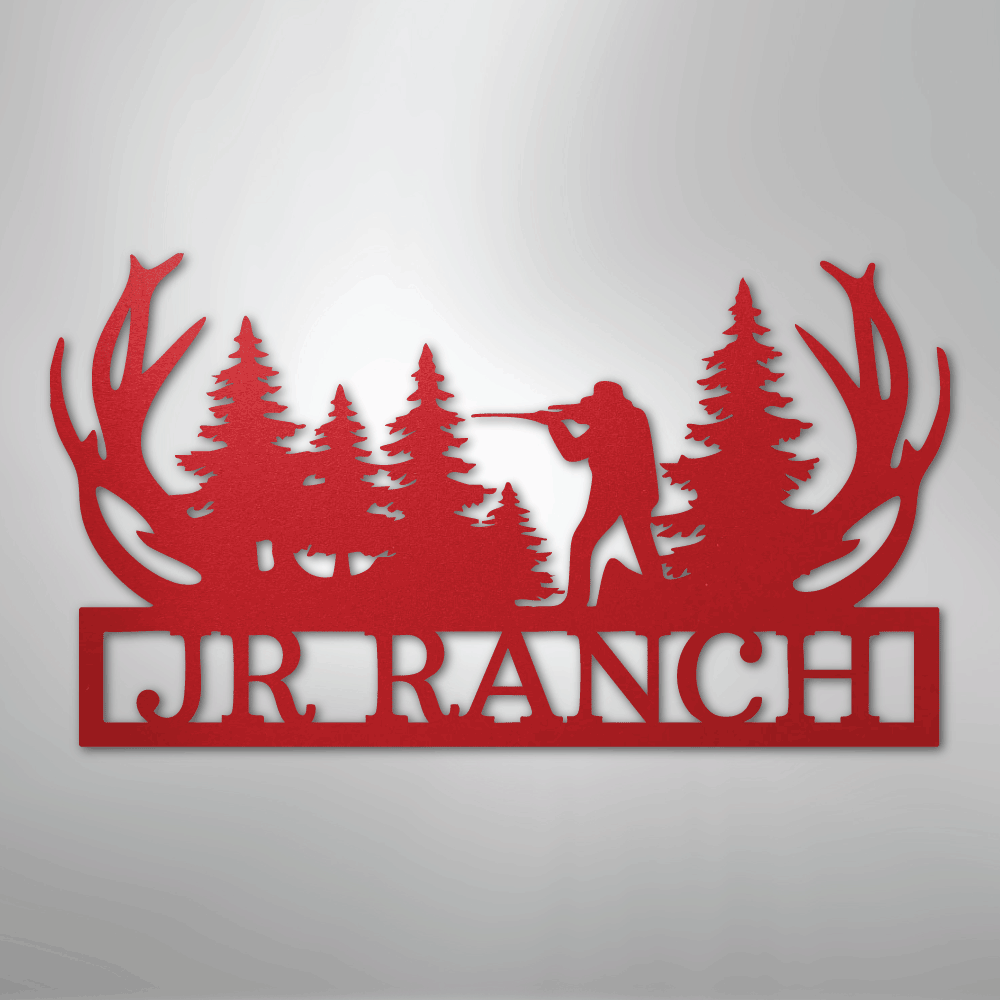 Sniper Monogram Personalized Steel Metal Sign Wall ArtCustomly Gifts