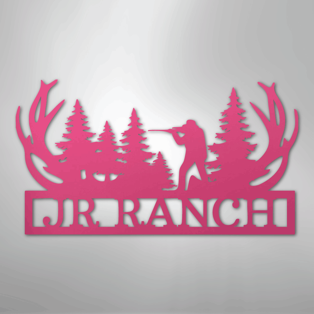 Sniper Monogram Personalized Steel Metal Sign Wall ArtCustomly Gifts