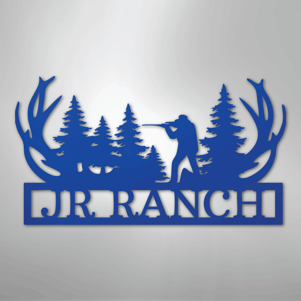 Sniper Monogram Personalized Steel Metal Sign Wall ArtCustomly Gifts