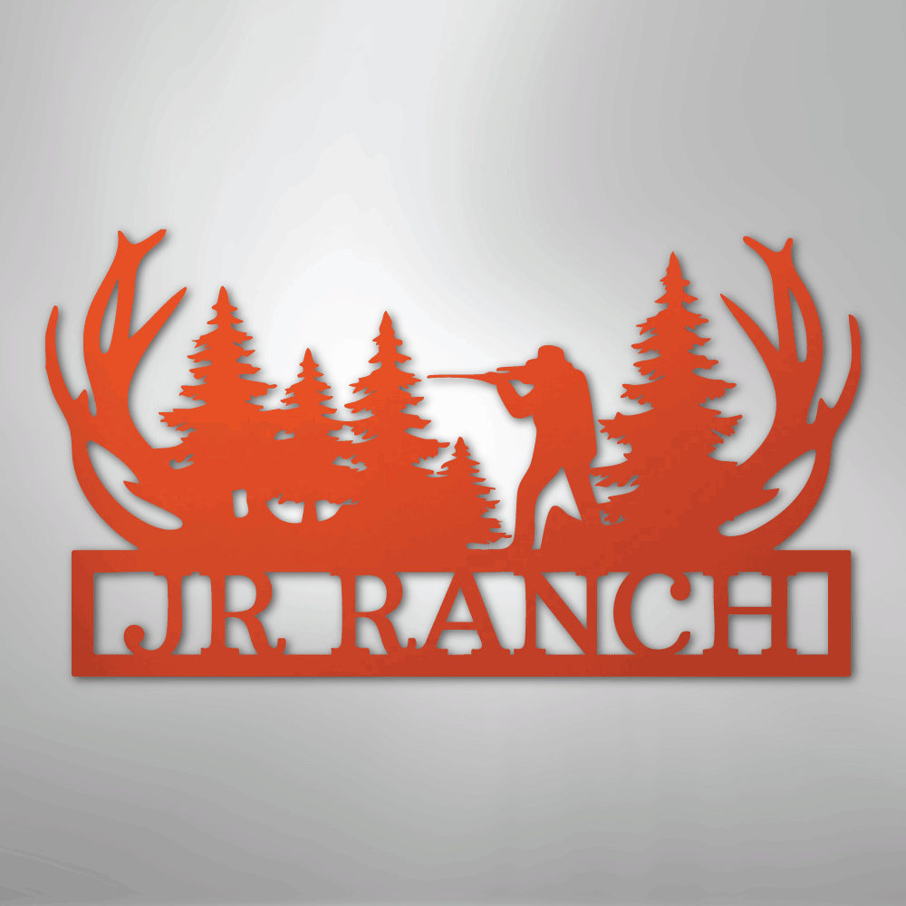 Sniper Monogram Personalized Steel Metal Sign Wall ArtCustomly Gifts