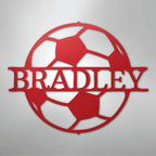 Soccer Monogram Personalized Steel Metal Sign Wall ArtCustomly Gifts