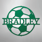 Soccer Monogram Personalized Steel Metal Sign Wall ArtCustomly Gifts