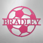 Soccer Monogram Personalized Steel Metal Sign Wall ArtCustomly Gifts