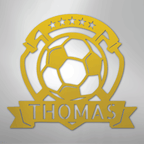 Soccer Plaque Personalized Steel Metal Sign Wall ArtCustomly Gifts