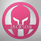Spartan Helmet Personalized Steel Metal Sign Wall ArtCustomly Gifts