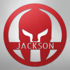 Spartan Helmet Personalized Steel Metal Sign Wall ArtCustomly Gifts