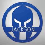 Spartan Helmet Personalized Steel Metal Sign Wall ArtCustomly Gifts
