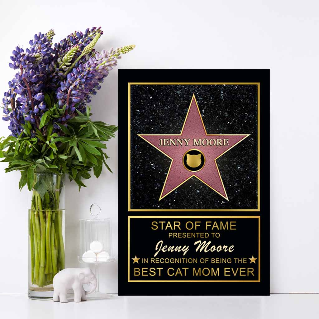 Star of Fame Personalized CanvasCustomly Gifts