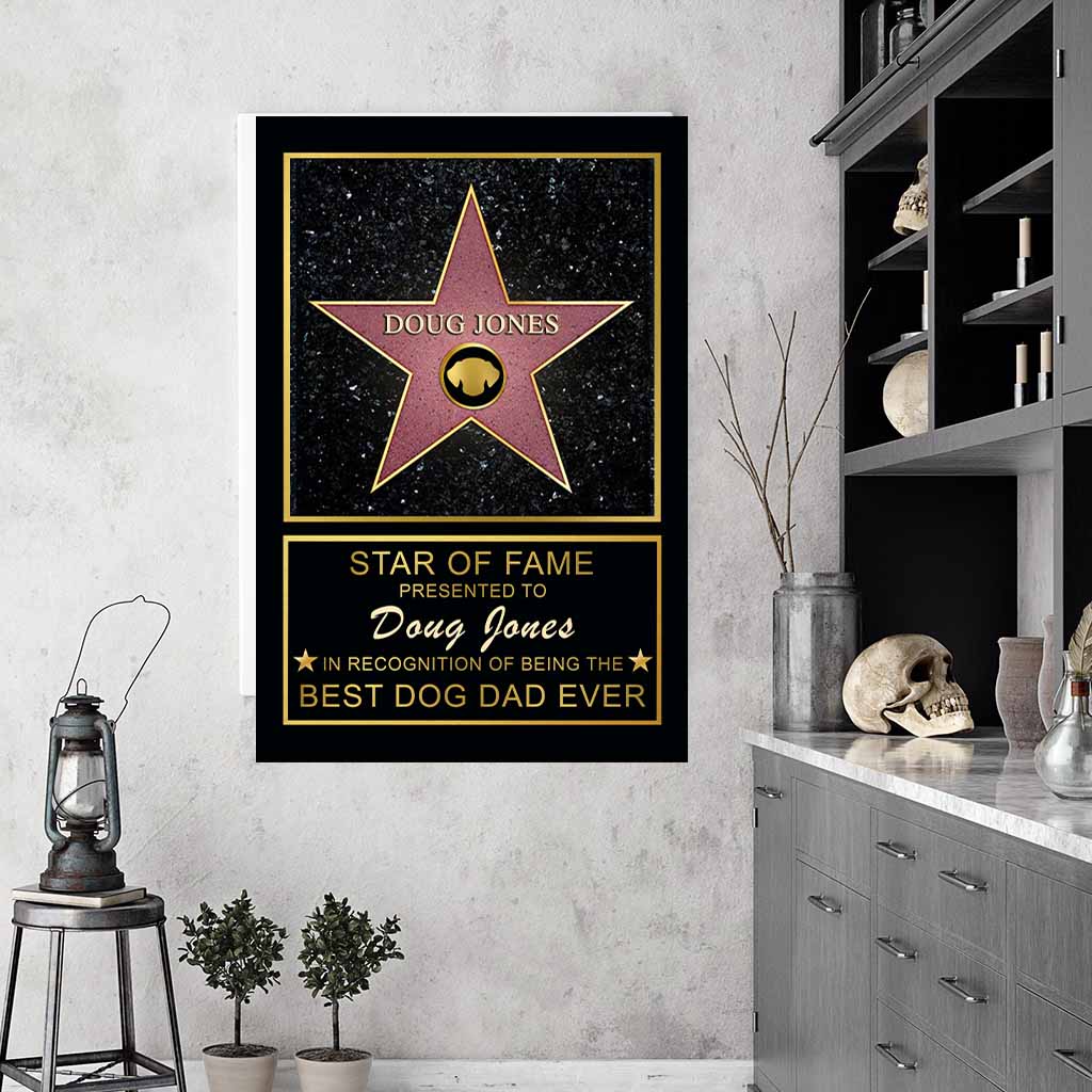 Star of Fame Personalized CanvasCustomly Gifts