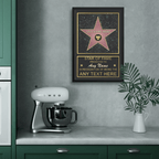 Star of Fame Personalized CanvasCustomly Gifts