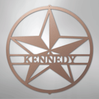 Star Personalized Steel Metal Sign Wall ArtCustomly Gifts