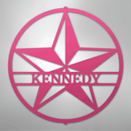Star Personalized Steel Metal Sign Wall ArtCustomly Gifts
