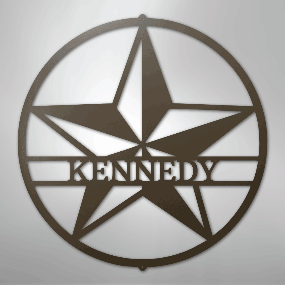 Star Personalized Steel Metal Sign Wall ArtCustomly Gifts