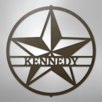 Star Personalized Steel Metal Sign Wall ArtCustomly Gifts